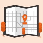 最大10ヶ所、配信場所を自由に設定可能